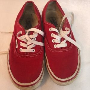 Child’s size 3 red classic vans